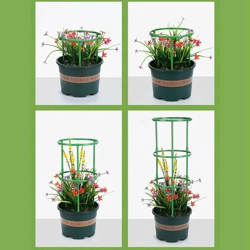 トマトケージトレリスプラスチック柱つる植物ブラケット鉢植え花 - Florist Supp のレビューと価格