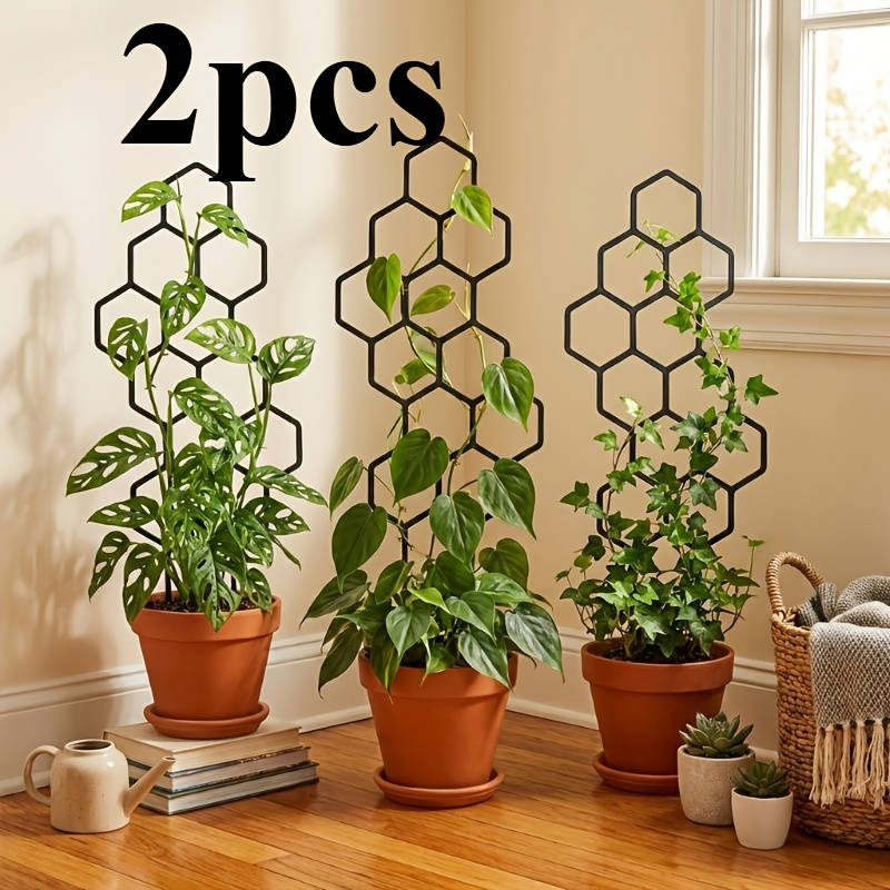 2個入り ハニカム型植物用トレリス 鉢植えのつる性植物用サポ - Florist Supp のレビューと価格