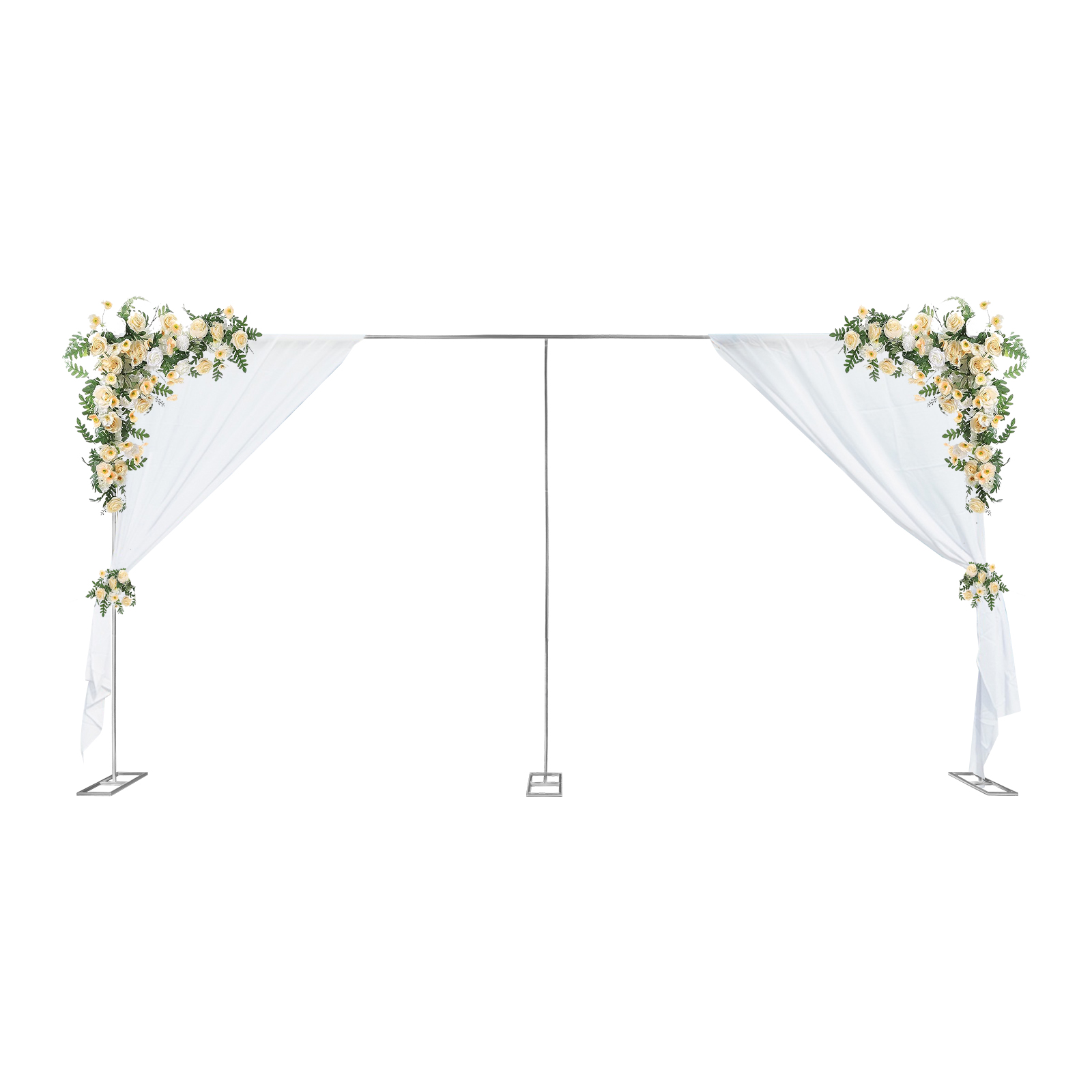 3x6m/10x20ft メタルウェディングアーチスタンド高 - Florist Supp のレビューと価格