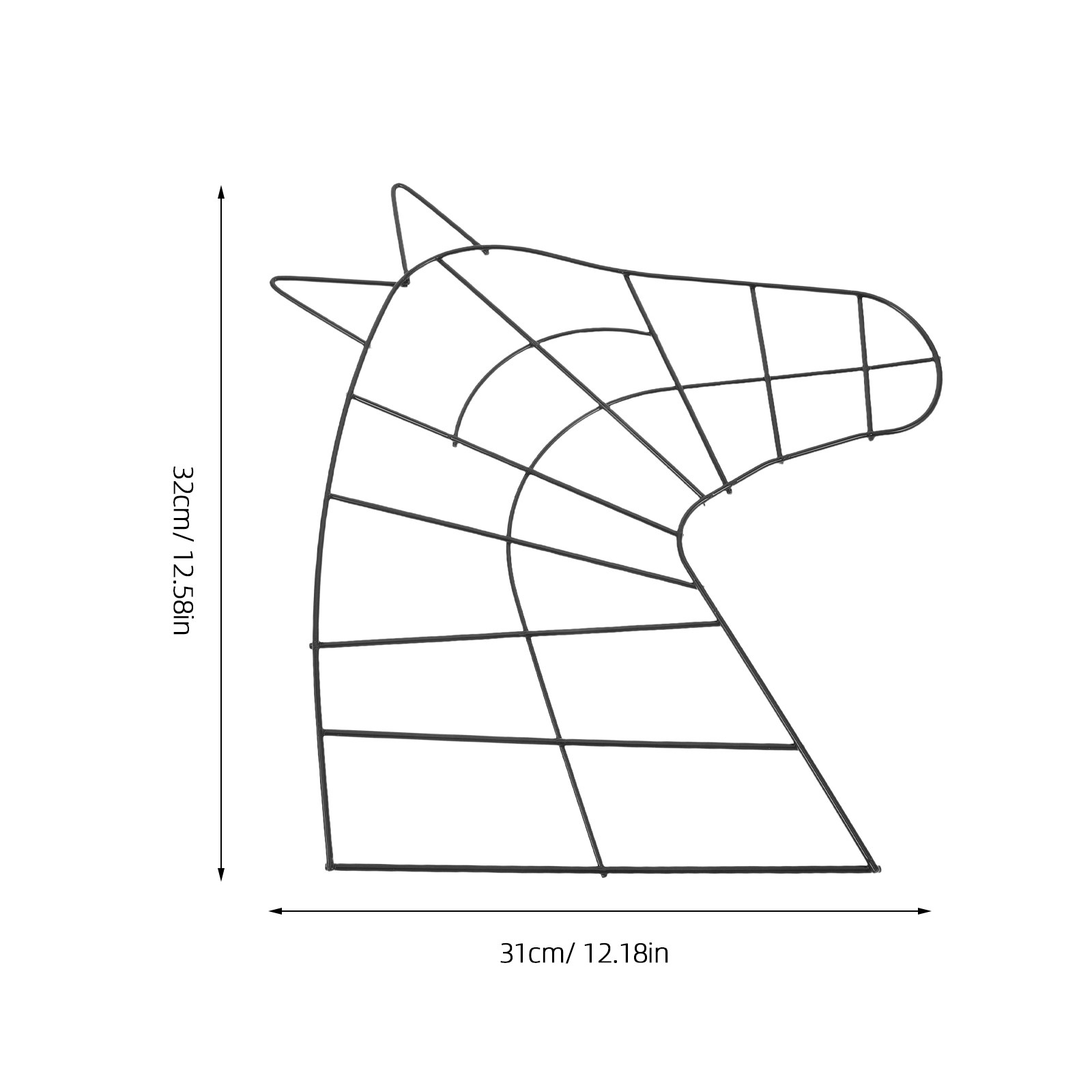 屋外・屋内ガーデンデコレーション用、2個入りの金属製花輪型フ - Wreath Form Wire のレビューと価格